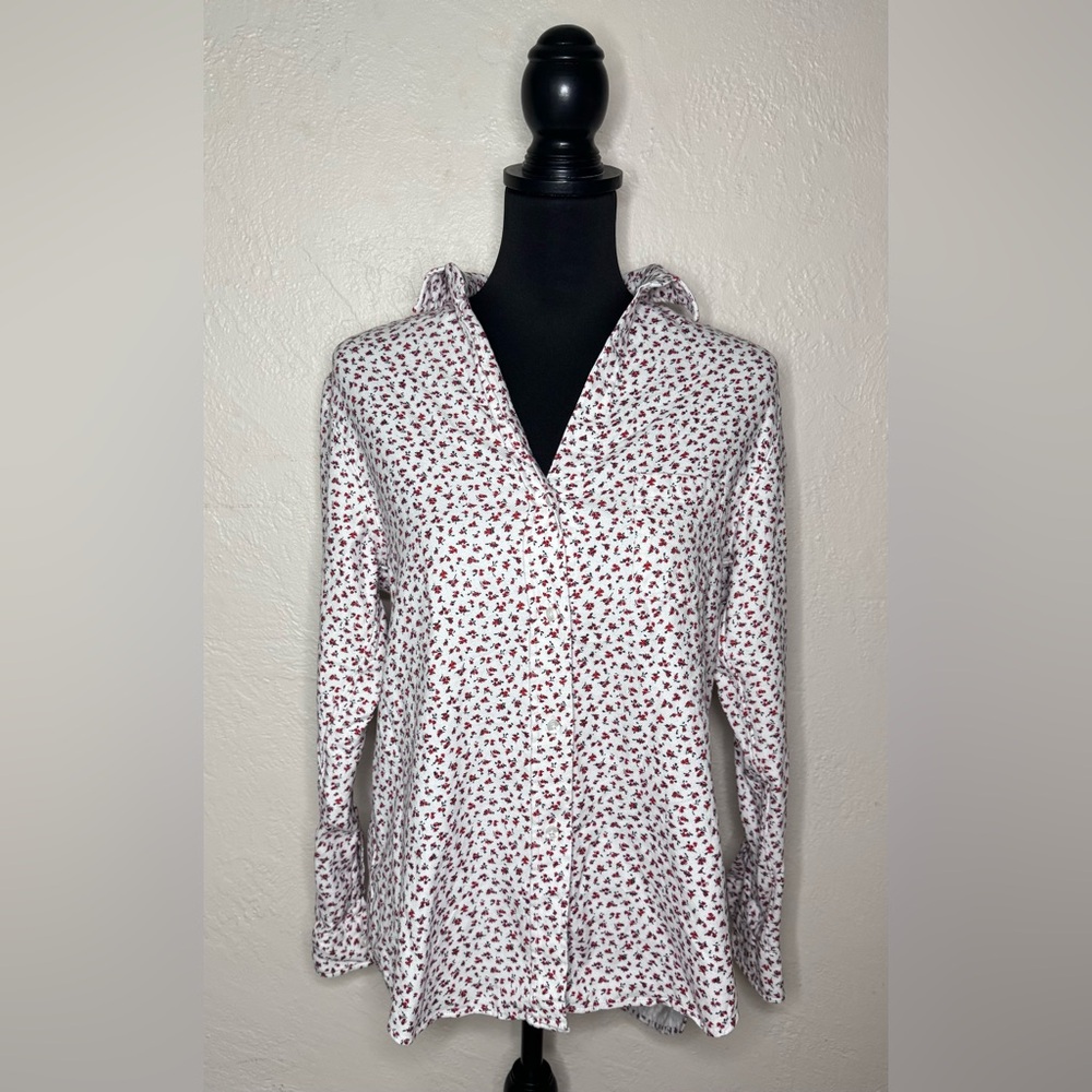 GRAYSON THE HERO Floral Button Down Long Sleeve Blouse Women's Shirt Size 02 - S